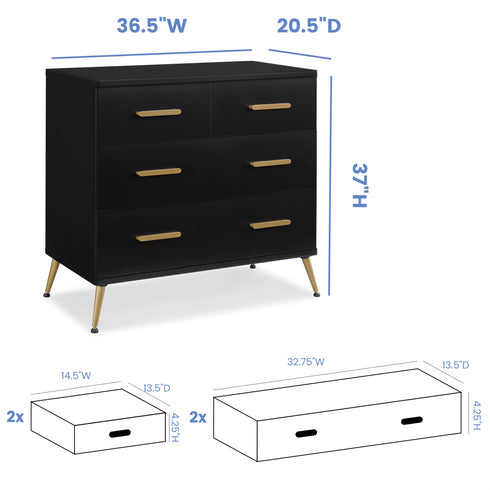 Delta Sloane 4 Drawer Dresser With Changing Top